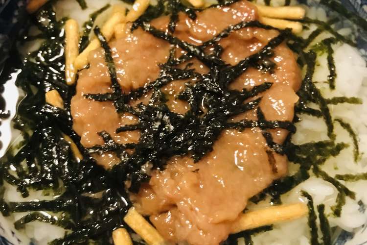お茶漬けの素 梅肉プラスの梅干し茶漬け レシピ 作り方 By Bistromiti クックパッド 簡単おいしいみんなのレシピが366万品