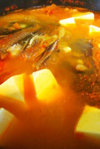 簡単韓国・魚の辛いスープ（ズンドゥブ）