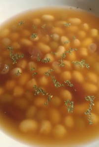 【ソロごはん】豆類のスパニッシュスープ
