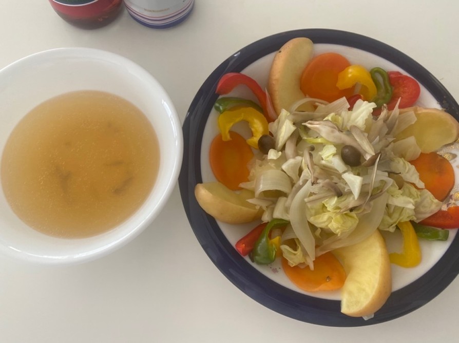 温野菜&スープ！ヘルシーで美味しい♪の画像