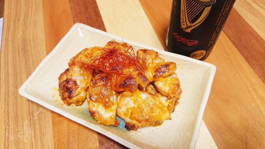 簡単酒肴☆鶏モモ肉のシラチャーマヨの画像
