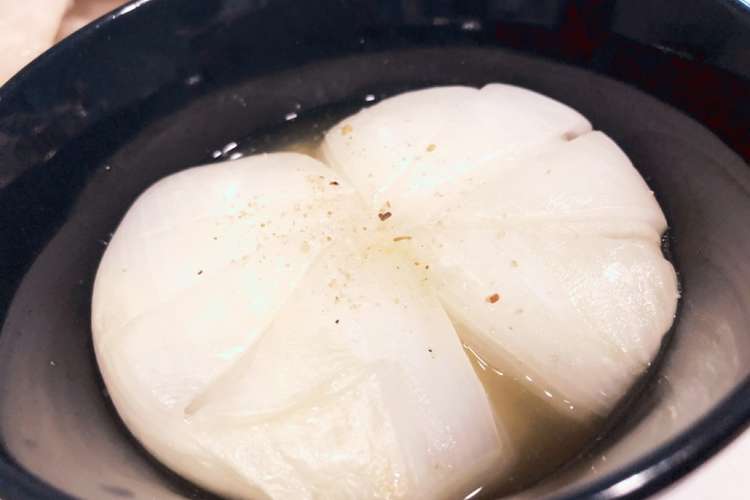 新玉ねぎをチンするだけ 丸ごとコンソメ煮 レシピ 作り方 By 料理ニガテ系女子 クックパッド