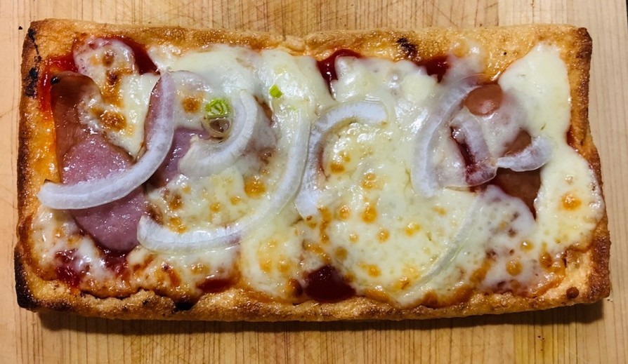 低糖質　油揚げのピザの画像
