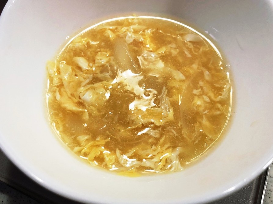 簡単 新玉ねぎの玉子スープの画像