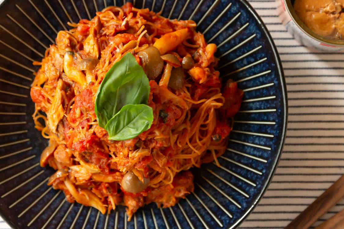 レンジで簡単 サバ味噌缶のトマトビーフン レシピ 作り方 By ケンミン食品 公式 クックパッド 簡単おいしいみんなのレシピが379万品