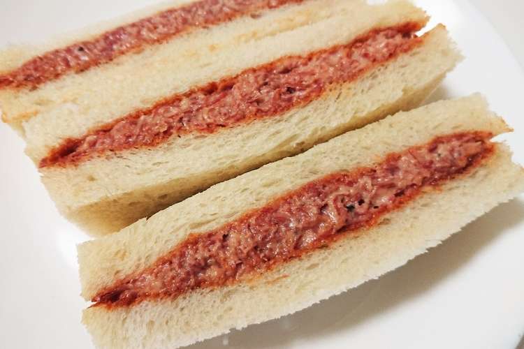 コンビーフにケチャップのサンドイッチ レシピ 作り方 By Takuchin クックパッド 簡単おいしいみんなのレシピが360万品