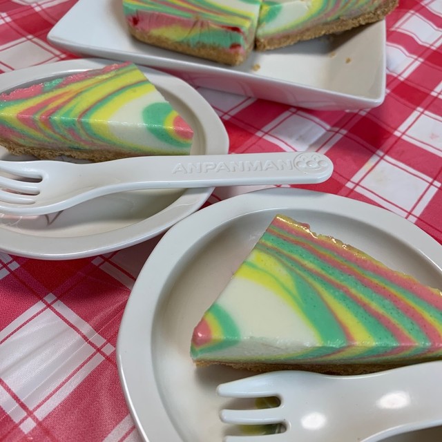 森永チーズケーキミックスでカラフルケーキ レシピ 作り方 By ももあーママ クックパッド 簡単おいしいみんなのレシピが354万品 森永チーズケーキミックスでカラフルケーキ レシピ 作り方 By ももあーママ クックパッド 簡単おいしいみんなのレシピが354万品