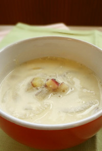 さつま芋の豆乳スープ