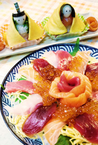 海鮮ちらし寿司（ひな祭りのお寿司）