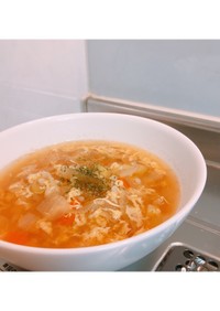 ぷちぷち麦生姜スープ