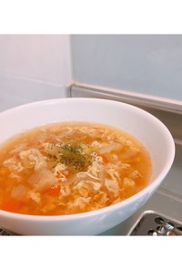 ぷちぷち麦生姜スープ