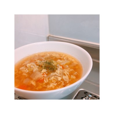 ぷちぷち麦生姜スープの写真