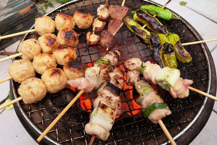 七輪で 炭火焼き鳥盛り合わせ レシピ 作り方 By ハロハロ クックパッド 簡単おいしいみんなのレシピが372万品