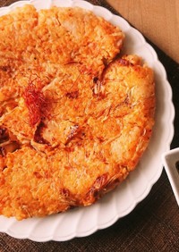 失敗したご飯を救済★キムチチーズチヂミ