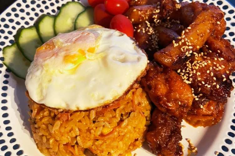 海外で作る 韓国風チャーハン レシピ 作り方 By 英国で日本食作る女 クックパッド 簡単おいしいみんなのレシピが354万品