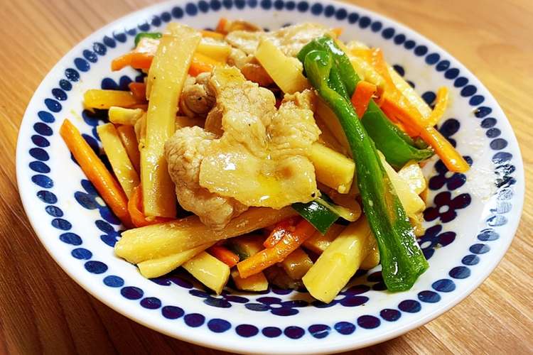 豚バラ肉とタケノコの中華炒め レシピ 作り方 By Saｰmama クックパッド 簡単おいしいみんなのレシピが357万品