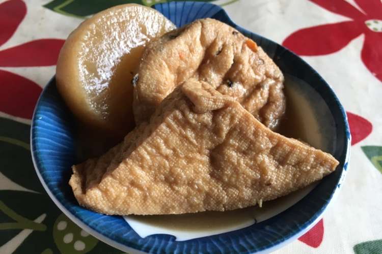 大根と揚げ物の煮物 レシピ 作り方 By Kntokus55 クックパッド 簡単おいしいみんなのレシピが360万品