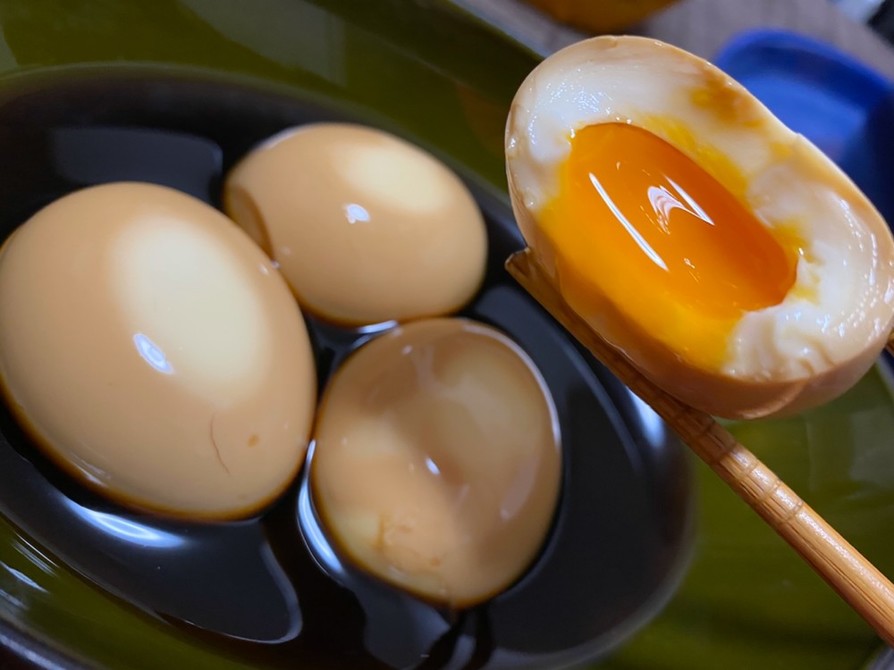 簡単にできる半熟煮卵の画像
