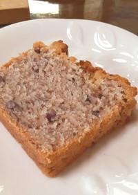 マクロビ☆小豆の米粉パウンドケーキ