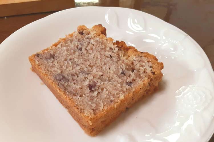 マクロビ 小豆の米粉パウンドケーキ レシピ 作り方 By りゅんぬ クックパッド