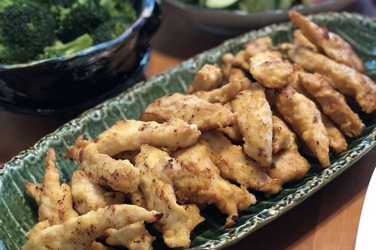 鶏胸肉で スティックチキン レシピ 作り方 By 厨房miyuki クックパッド 簡単おいしいみんなのレシピが360万品