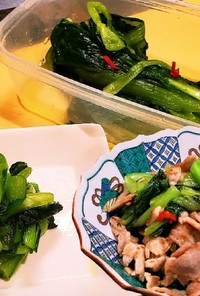 やみつき小松菜塩漬け✩簡単作り置き保存食