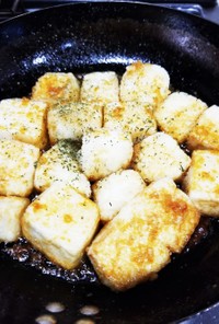 豆腐ステーキ ♪にんにくバター醤油