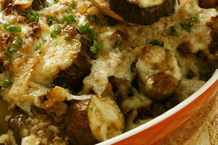 カンタン美味 なすのミートグラタン レシピ 作り方 By テンヨ クックパッド 簡単おいしいみんなのレシピが360万品