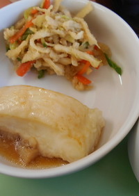 かれいの煮つけ　　保育園の給食