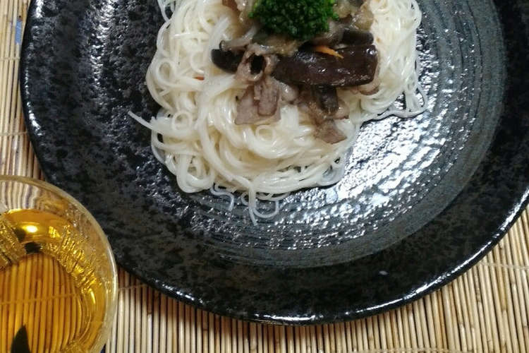 具沢山 肉そうめん レシピ 作り方 By ユイッマ クックパッド