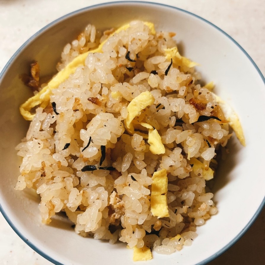 ひじき煮リメイク　混ぜご飯の画像