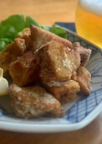 栄養満点！高野豆腐でカレー風味の竜田揚げ