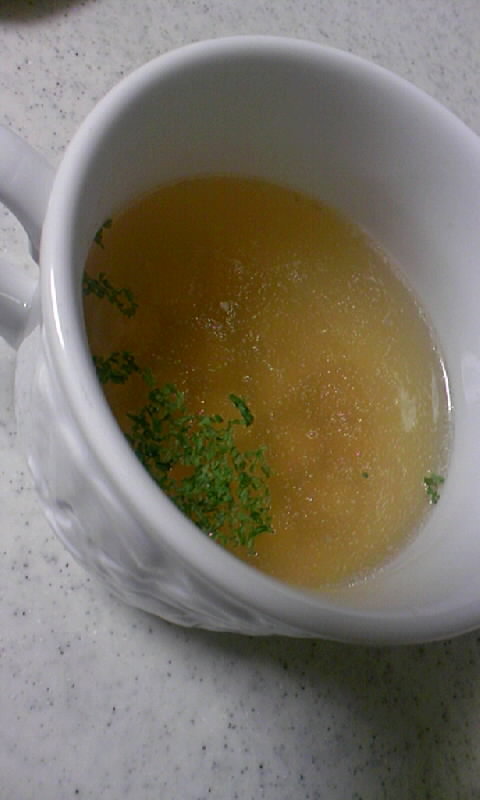 ☆余ったゆで汁で絶品スープ☆の画像