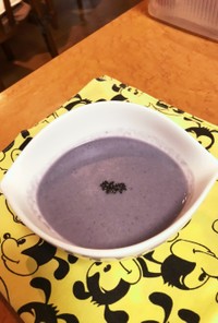 紫キャベツと紫タマネギのスープ