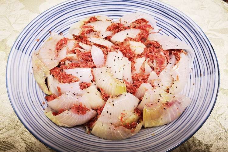 新玉ねぎとコンビーフのレンチン レシピ 作り方 By かつん大好き クックパッド