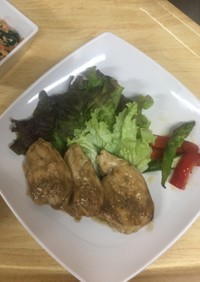 鶏ムネ肉の味噌焼き（山椒風味）