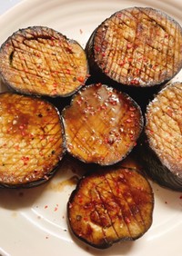 米茄子のバターニンニク醤油ステーキ