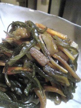懐かしい!給食に出た♪茎わかめの炒め煮❤