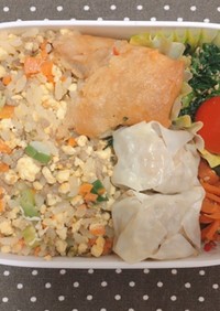 豆腐ひき肉チャーハン