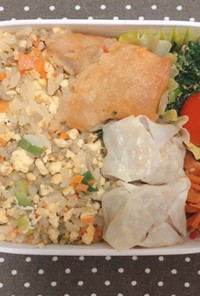 豆腐ひき肉チャーハン