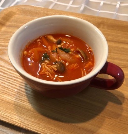 野菜ジュースdeスープの画像