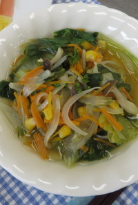 野菜たっぷり食べるスープ