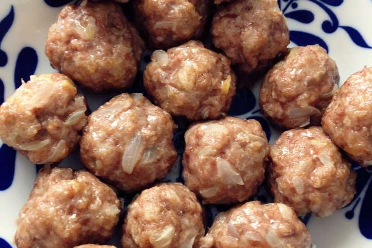 お弁当に オーブン焼きミートボールたね レシピ 作り方 By Petit Ako クックパッド 簡単おいしいみんなのレシピが352万品