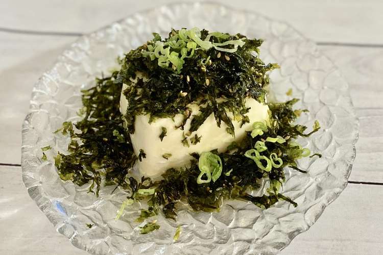 韓国海苔とごま油ですごく美味しい冷奴 レシピ 作り方 By Tressugar クックパッド 簡単おいしいみんなのレシピが360万品