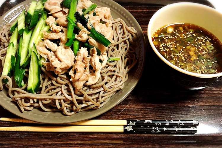 冷たいつけ麺肉蕎麦 レシピ 作り方 By ろんさん クックパッド 簡単おいしいみんなのレシピが352万品