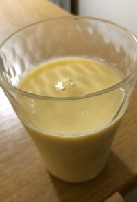 オレンジ風味の豆乳ジュース