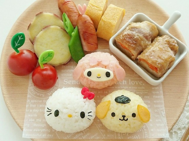 在庫限りセール サンリオ キャラ弁風キーホルダー豪華8点セット キキララ マイメロ 早者勝ち