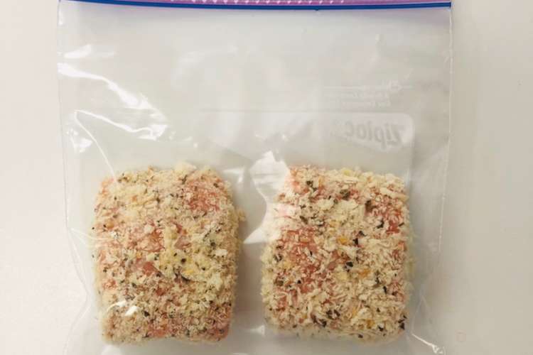 下味冷凍 サーモンのパン粉焼き レシピ 作り方 By かけだしの主婦 クックパッド 簡単おいしいみんなのレシピが357万品