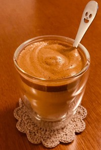 黒糖ダルゴナコーヒー(豆乳ver.)