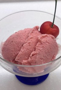 簡単！イチゴのフレッシュアイスクリーム